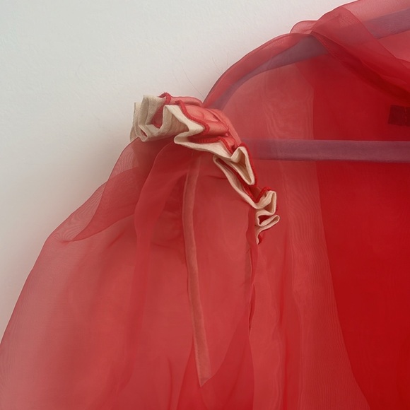 Little Creative Factory Fairytale Wrap Jacket in red - Picture 3 of 5